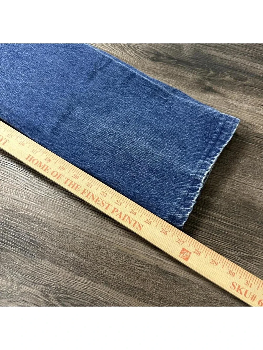 Vintage Levi’s 501-0115 90s blue denim jeans straight leg button fly 34x27